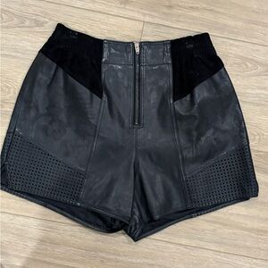Alexander Wang Leather Shorts